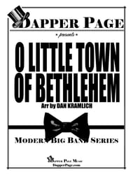 O Little Town of Bethlehem Jazz Ensemble sheet music cover Thumbnail